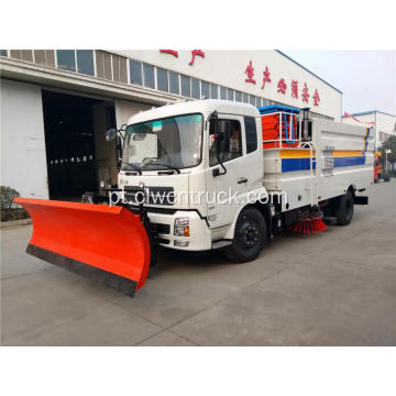 Dongfeng caminhão montado varredores de neve e plataforma de alta altitude